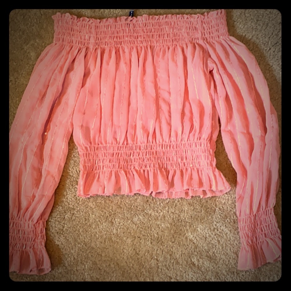 Vintage/rare off shoulder crop top